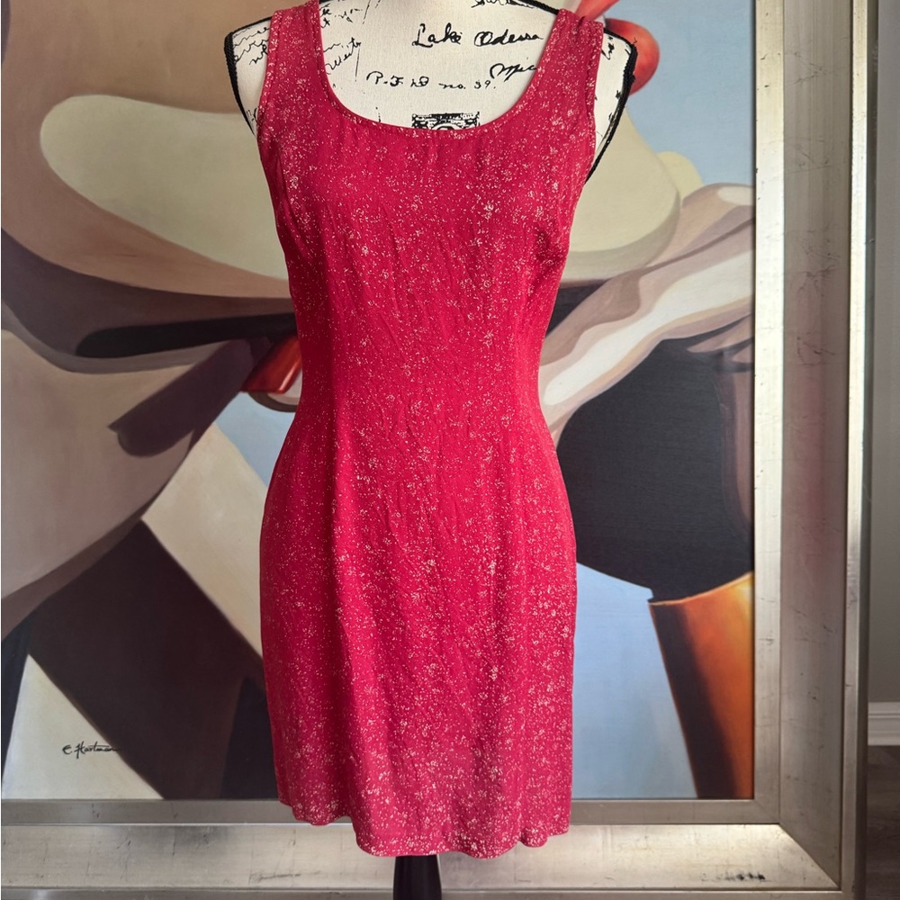 Rampage Red Vintage 90s Pencil dress size 7 medium